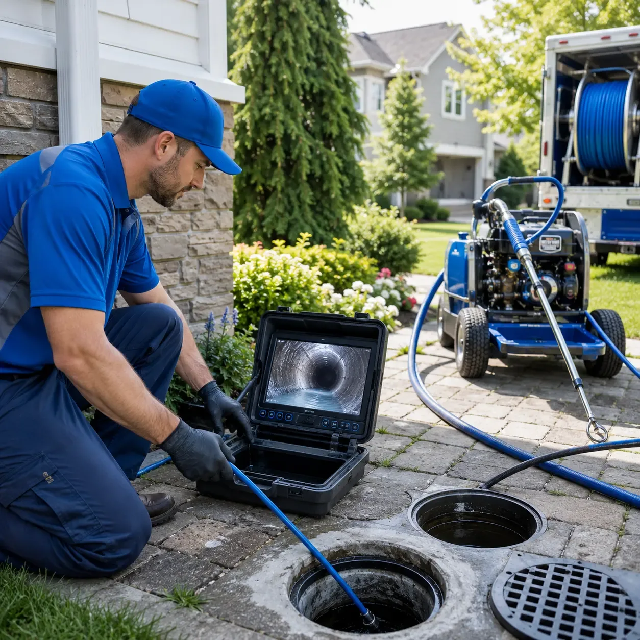 Outdoor drain cleaning professionals serving Litchfield, CT