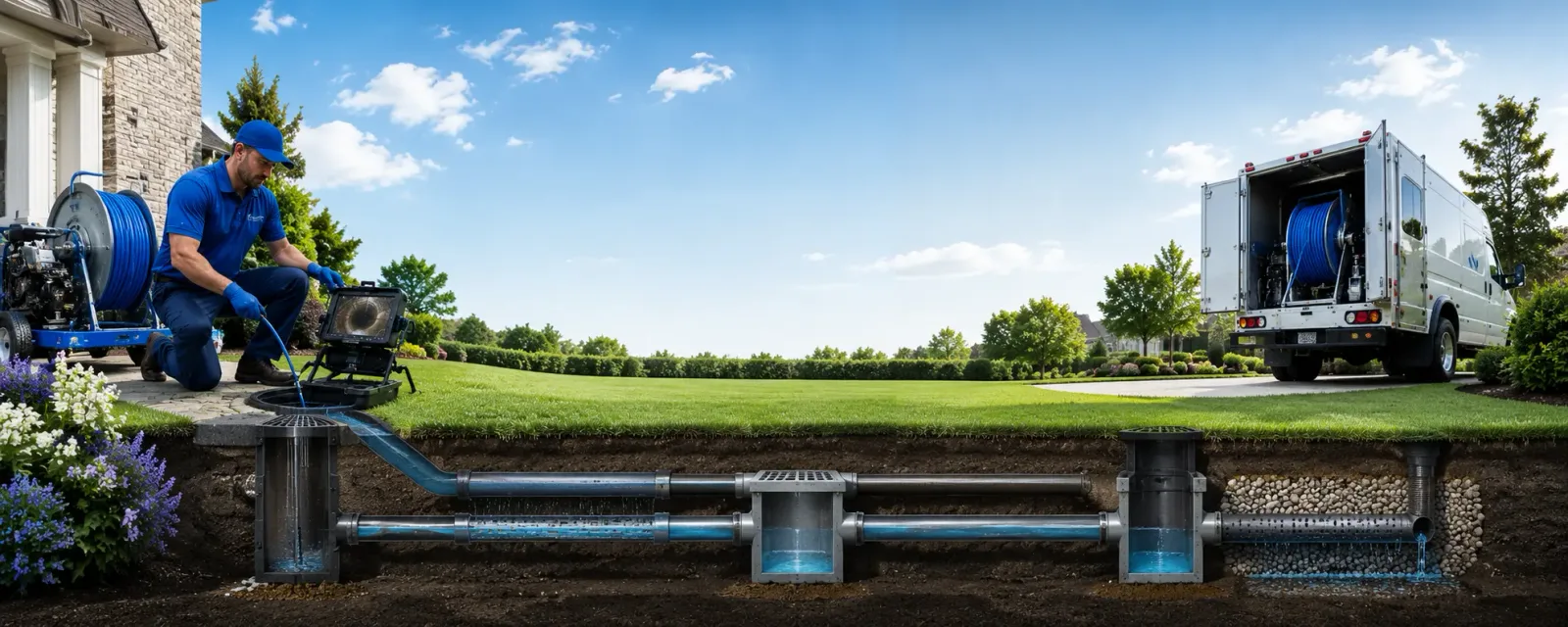 Outdoor drain cleaning information for Litchfield, CT